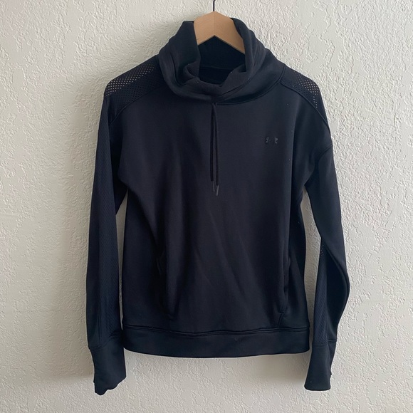 Under Armour - Featherweight Loose Sweatshirt & Sweatpants in Black - Size : S - Picture 2 of 10